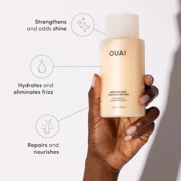 OUAI Medium Shampoo Conditioner Set Sulfate-Free Hydrating