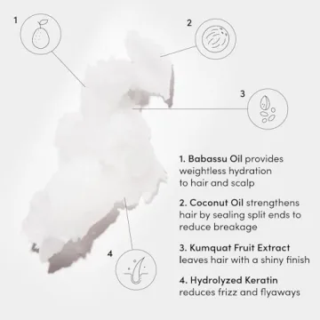 OUAI Medium Shampoo Conditioner Set Sulfate-Free Hydrating