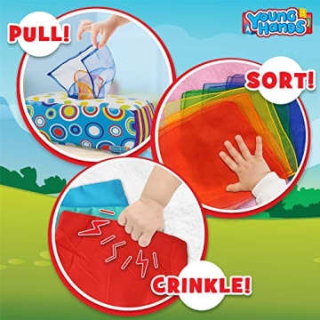 Sensory Pull Along Baby Tissue Box Montessori Toy for All