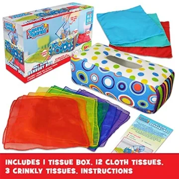 Sensory Pull Along Baby Tissue Box Montessori Toy for All