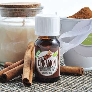 Healing Solutions 10ml Cassia Cinnamon Essential Oil - Pure & Natural Aromatherapy