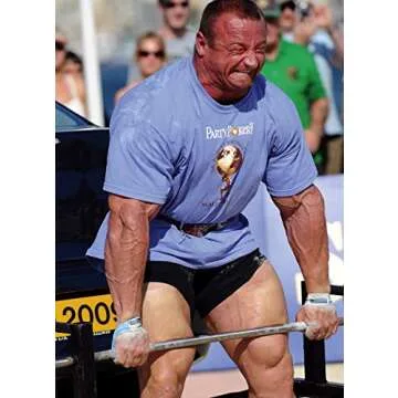 IronMind Strong-Enough Lifting Straps (Pair) - Blue Nylon Wrist Wraps for Weightlifting, Deadlifts, Strength Training