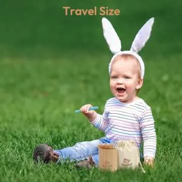 Woodtoe Wooden Montessori Sticks Toys for 1-3 Year Old, 7 Colors Sorting Learning Toys for Toddlers 1 2 3, Developmental Sensory Toys for Babies, Fine Motor Skills Travel Gifts for Baby Boys Girls