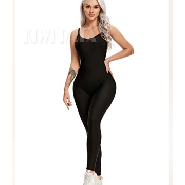 KIWI RATA Womens Backless Jumpsuit for Workouts and Casual Wear
