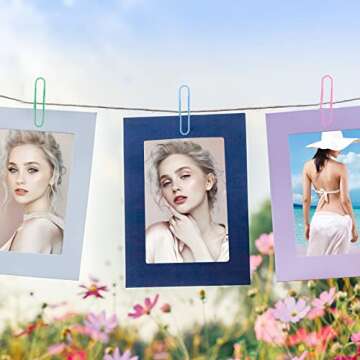 400 Pcs Colored Medium Jumbo Paper Clips for Organization