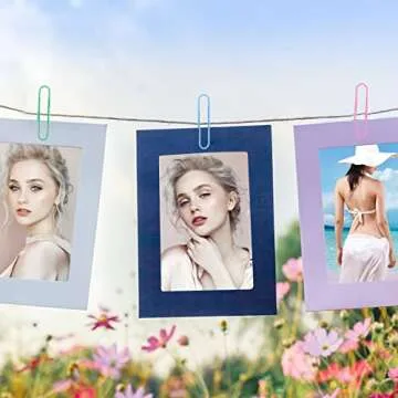 400 Pcs Colored Medium Jumbo Paper Clips for Organization