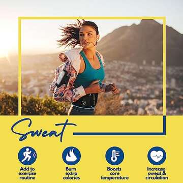 ProBody Sweat Waist Trainer for Intense Workouts