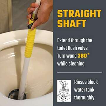 Valterra Master Blaster RV Tank Cleaning Wand - Powerful & Easy to Use