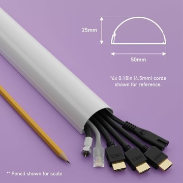 D-Line Cord Hider - Stylish Cable Management Solution