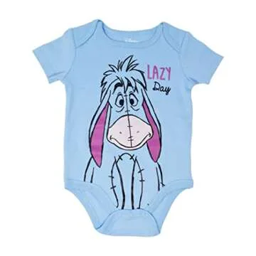 Disney Winnie the Pooh Newborn Baby Boys 5 Pack Bodysuits 6-9 Months