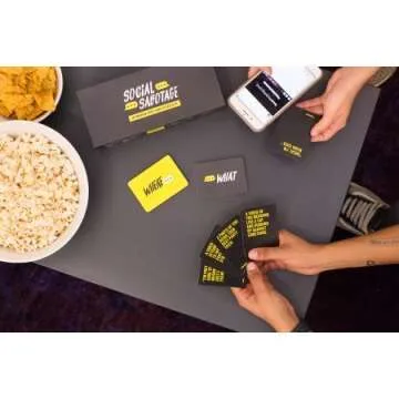 Social Sabotage: An Awkward Party Game by BuzzFeed, Includes 500 Hilariously Awkward Cards To Post On Social Media, For 3 or More Players