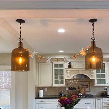 Easter Bunny Carrot Garland, 40 Inches Easter Bunny Carrot Decorations Stuffed Rabbit Plaited Carrot Wooden Beads Banner for Door Window Outdoor, Farmhouse Decor Hanging (40 inches)