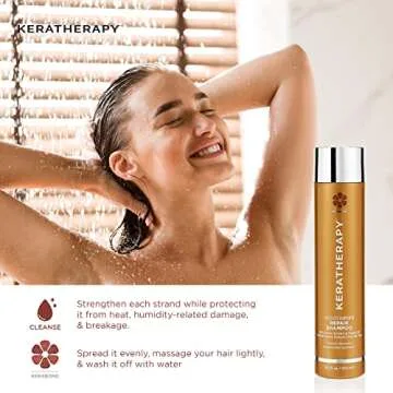 KERATHERAPY Keratin Infused KeratinFIXX 20-in-1 Leave-in, 4.2 fl. oz., 125 ml - Smoothing Leave in Conditioner Transforms Your Hair with 20 Benefits in 1 Easy Step - With Caviar Extract, & Argan Oil