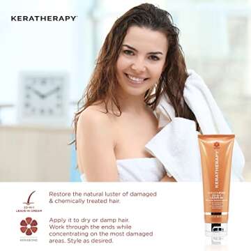 KERATHERAPY Keratin Infused KeratinFIXX 20-in-1 Leave-in, 4.2 fl. oz., 125 ml - Smoothing Leave in Conditioner Transforms Your Hair with 20 Benefits in 1 Easy Step - With Caviar Extract, & Argan Oil