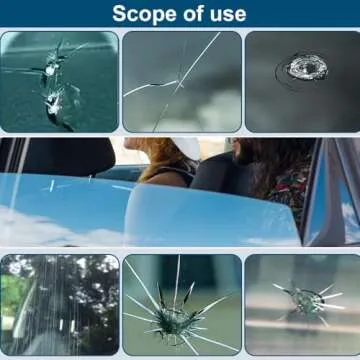 QITELL Windshield Repair Kit 2025 Newly Upgraded Windshield Crack Repair kit, Ideal for Automotive Windscreen Crack Repair, Fixing Both Star Cracks and Chips (1pc)
