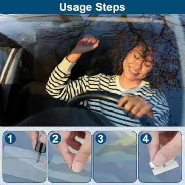 QITELL Windshield Repair Kit 2025 Newly Upgraded Windshield Crack Repair kit, Ideal for Automotive Windscreen Crack Repair, Fixing Both Star Cracks and Chips (1pc)