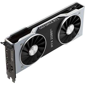 NVIDIA GeForce RTX 2080 Ti Founders Edition 11GB GDDR6 PCI Express 3.0 Graphics Card with Free Battlefield V Combo