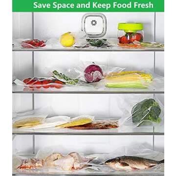 Buytoes Vacuum Sealer Bags - 200 Count BPA Free