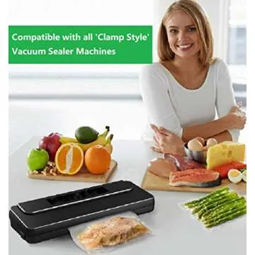 Buytoes Vacuum Sealer Bags - 200 Count BPA Free