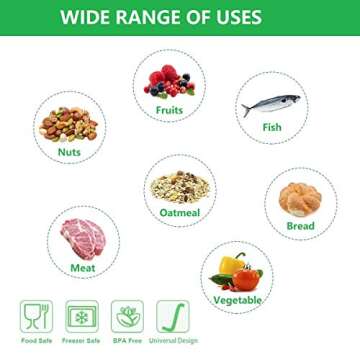 Buytoes Vacuum Sealer Bags - 200 Count BPA Free