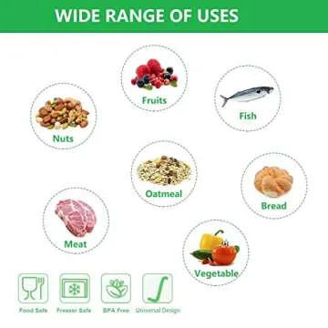 Buytoes Vacuum Sealer Bags - 200 Count BPA Free