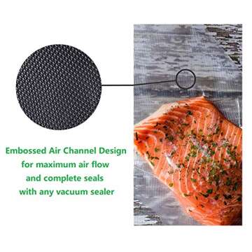 Buytoes Vacuum Sealer Bags - 200 Count BPA Free