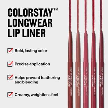 Revlon ColorStay Lip Liner with Built-In Sharpener in Natural