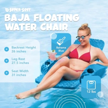Floating Pool Chair with Cup Holders - TRC Recreation