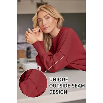 LILLUSORY Women’s Oversized Batwing Sweater for Fall