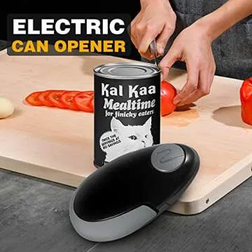 Electric Can Opener for Seniors and Easy Cooking