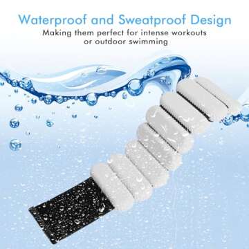 Wrist Ankle Weights for Women, Adjustable Ankle Weights Strength Training Silicone Bracelets Workout Wrist Ankle Weights for Men Women Yoga Running Dance Ankle Arm Leg Weights (2lb Grey)