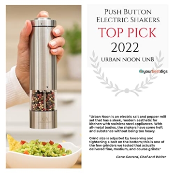 Automatic Salt and Pepper Grinder Set with Light