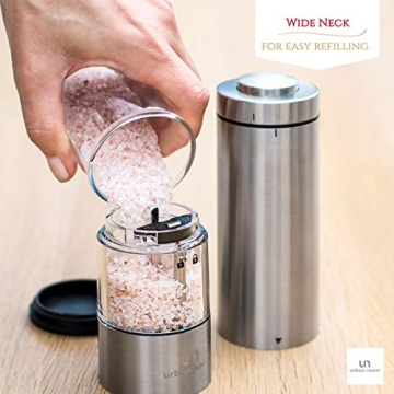 Automatic Salt and Pepper Grinder Set with Light