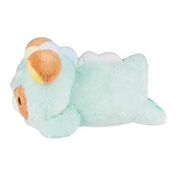 Rilakkuma San-X Original Plays with Dino Laydown Series Plush - Soft Green - 15-inch Plush