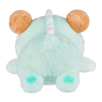 Rilakkuma San-X Original Plays with Dino Laydown Series Plush - Soft Green - 15-inch Plush