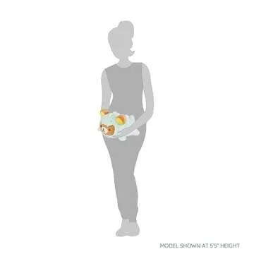 Rilakkuma San-X Original Plays with Dino Laydown Series Plush - Soft Green - 15-inch Plush