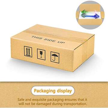 Kikunum Colorful Glass Plant Watering Globes - Set of 4