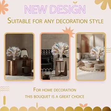 Natural Pampas Grass Mix Bouquet for Home Decor