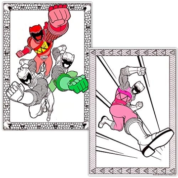 Power Rangers Coloring Book Super Set with Stickers and Activities