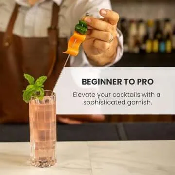 Stainless Steel Cocktail Picks for Drinks and Appetizers