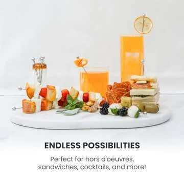 Stainless Steel Cocktail Picks for Drinks and Appetizers