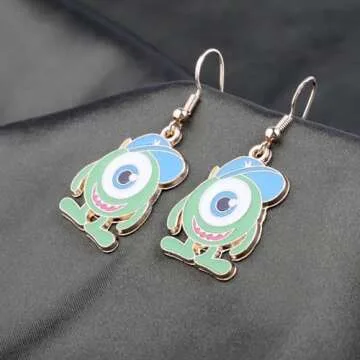 Big Eye Mike Lovers Earring Keychain Gift for All Occasions