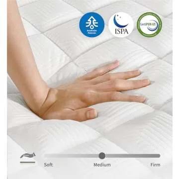 ADDNUSS Queen Mattress - 12 Inch Memory Foam Hybrid Comfort
