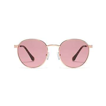 Freckles Mark 60s Vintage Round Sunglasses with UV400 Protection