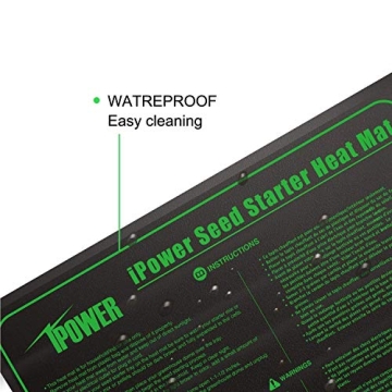 iPower 2-Pack Seedling Heat Mat for Plant Growth and Pets