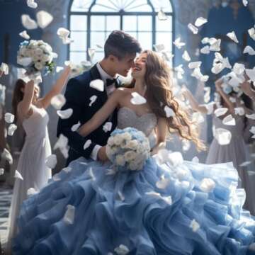 Koceko Dried Real White Rose Petals for Weddings & Special Occasions 80g