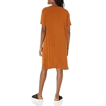 Amazon Essentials Oversized-Fit T-Shirt Dress for Women