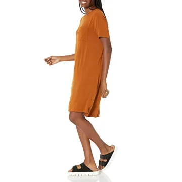 Amazon Essentials Oversized-Fit T-Shirt Dress for Women