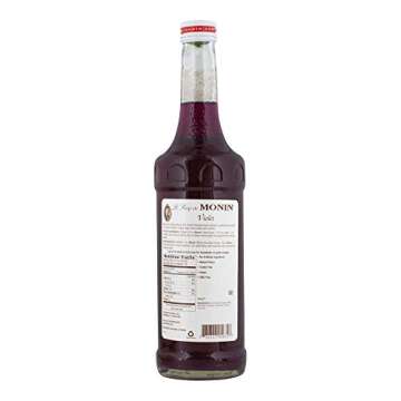 Monin - Violet Syrup, Mild and Floral, Great for Cocktails and Sodas, Gluten-Free, Non-GMO (750 ml)