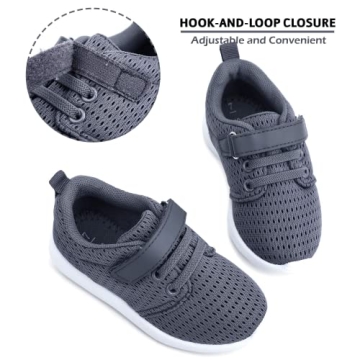 HIITAVE Toddler Breathable Sneakers for Active Kids